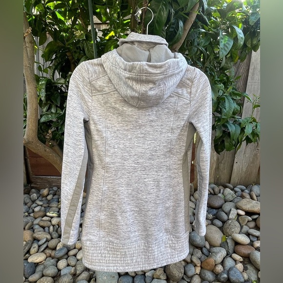 ATHLETA CYA Stronger Hoodie Jacket in Grey - full Zip Womens XXSmall - Picture 3 of 7